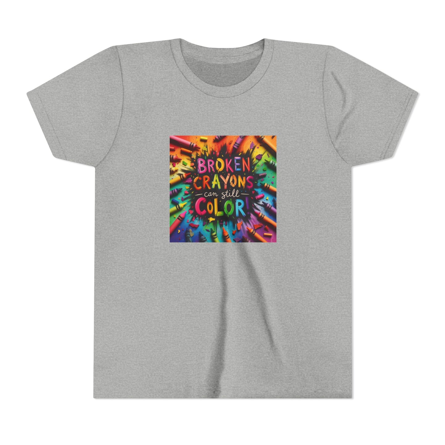 "Broken Crayons Still Color" Youth Tee (Available in Adult & Child Sizes)