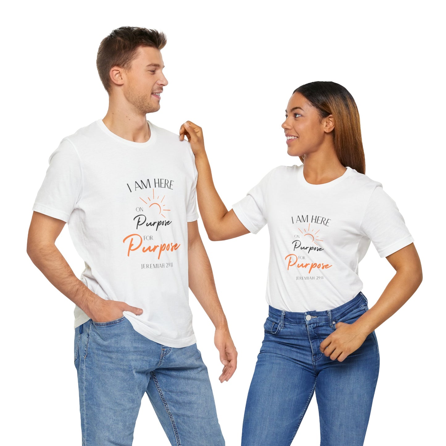 Empowering Tee - "I Am Here on Purpose for Purpose" Adult Tee (Available in Adult & Child Sizes)